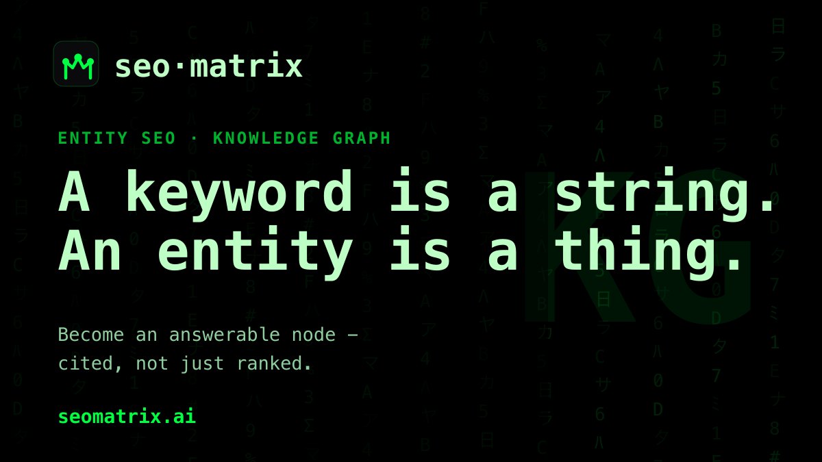 Entity SEO: build your entity in the Knowledge Graph